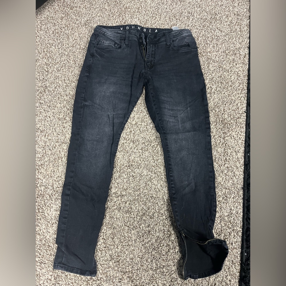 Youngla Black Skinny Jeans